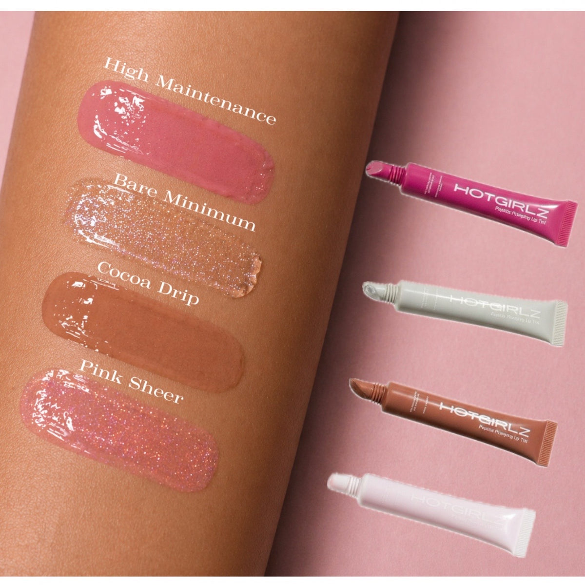 Hotgirlz Peptide Liptint Glosses